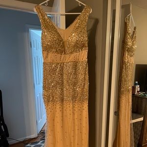 Long formal dress. Smoke free home never worn.